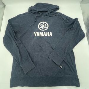 Yamaha Men's Blue tee shirt Hoodie